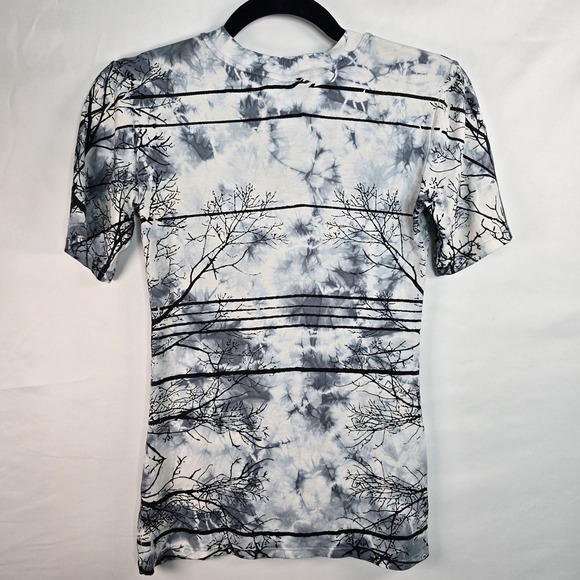 Heyne Bogut T Shirt Tie Dye Tree Branch Graphic Print‎ Size 1 XS - Picture 2 of 3